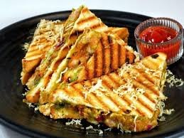 Aloo Muuter Cheese Tandoori Sandwich