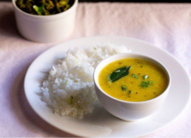 Dal-rise (Lunch Time) | દાળ-ભાત (બપોરે)