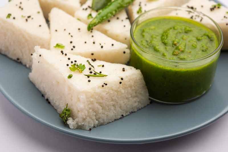 White Khatta Dhokla
