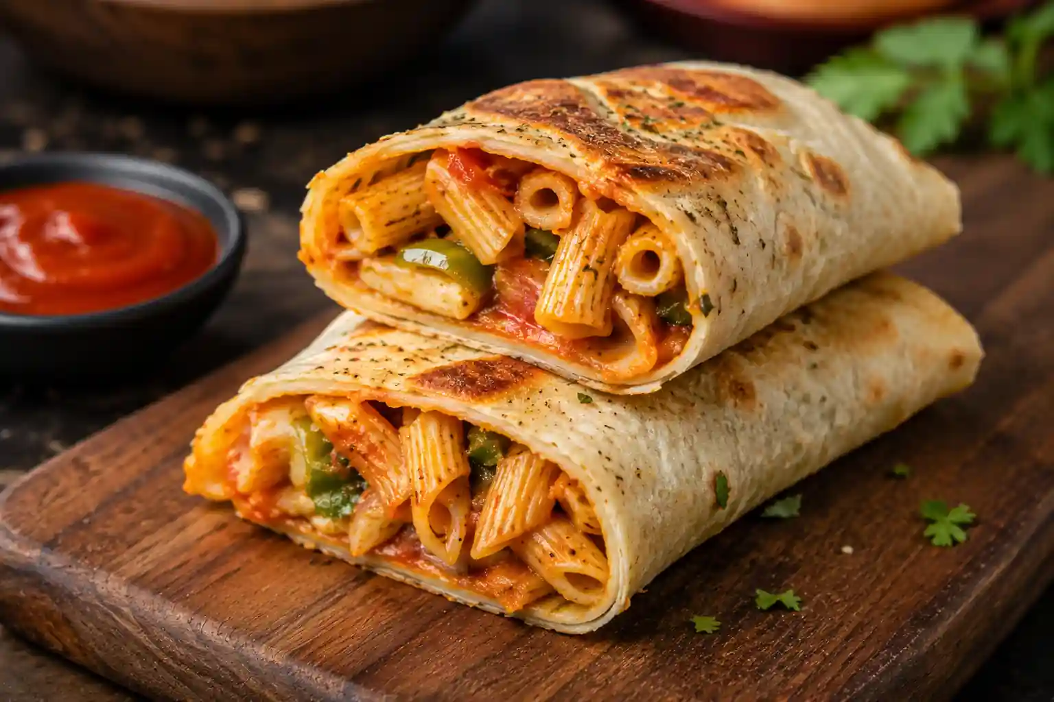 Italian Pasta Frankie (ઇટાલિયન પાસ્તા ફ્રેન્કી)