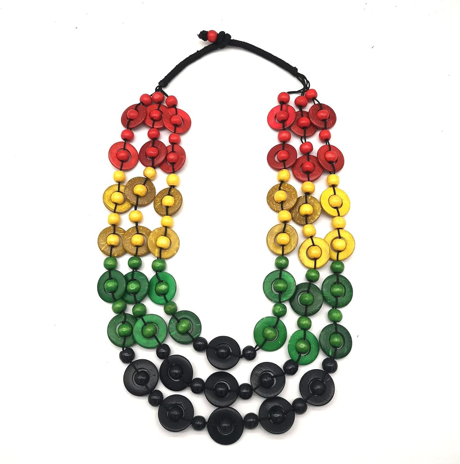 Multi-Color Beaded Necklace