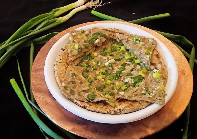Pearl Millet Garlic Flavored | લસણિયો રોટલો