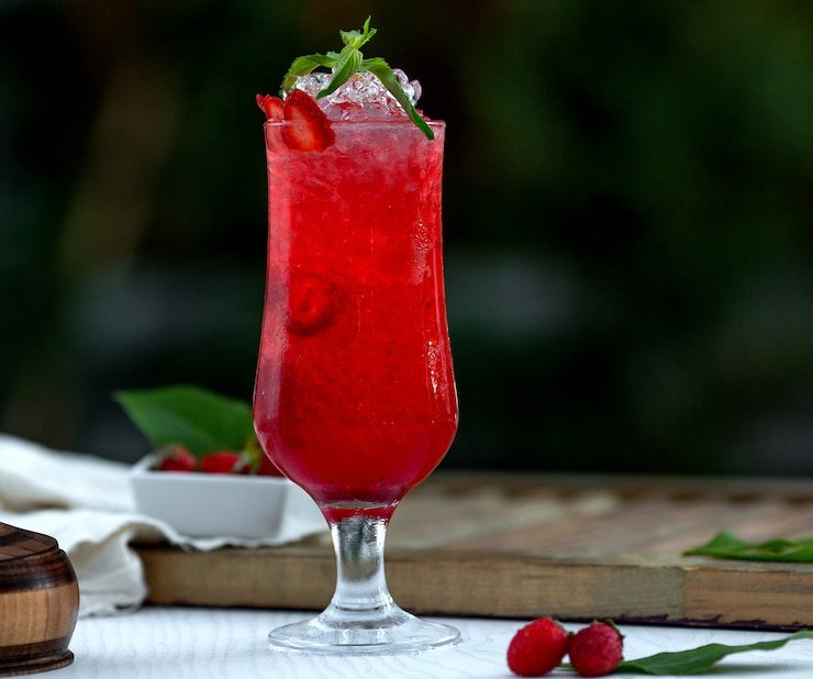 Strawberry Shikanji