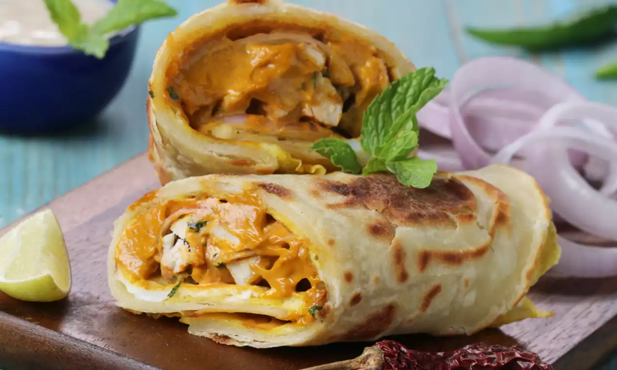 Veg. Panner Frankie