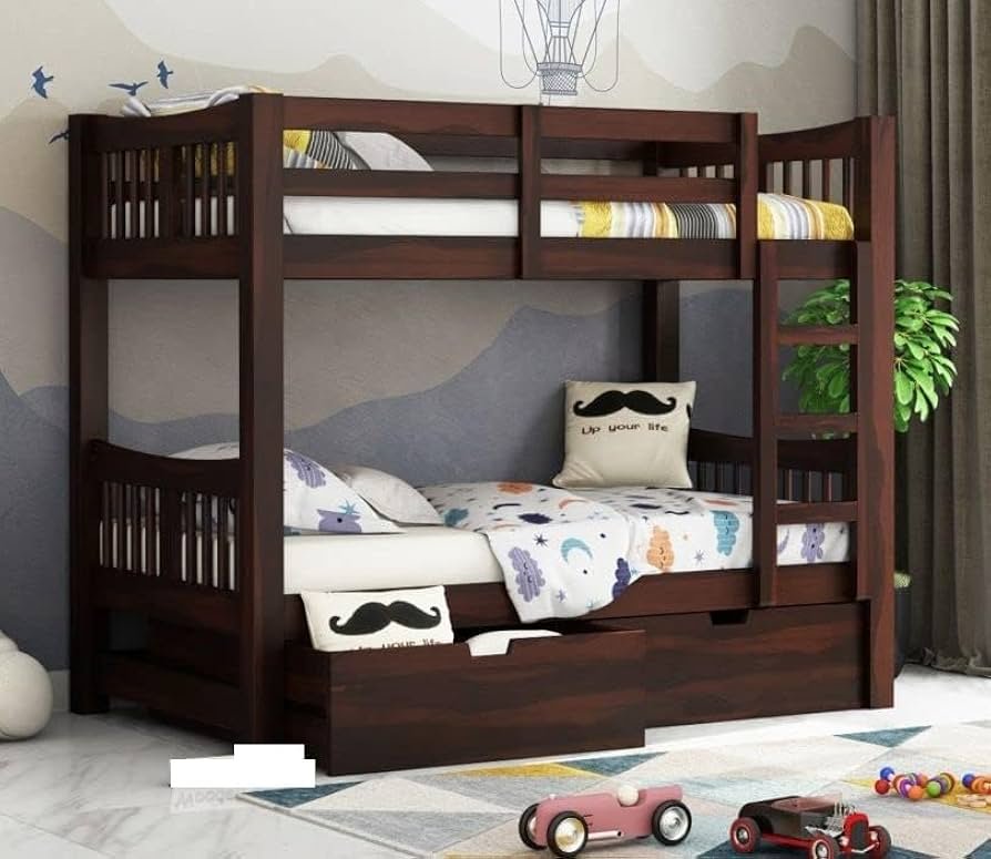 Solid Wood Bunk Bed