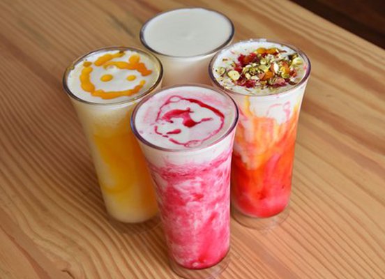 Flavored Lassi(Pineapple/orange/strawberry) |  ફલેવર્ડ લસ્સી