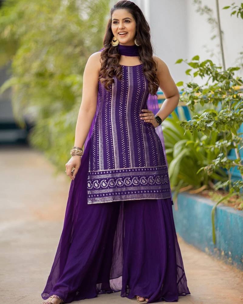 Straight Palazzo Suit