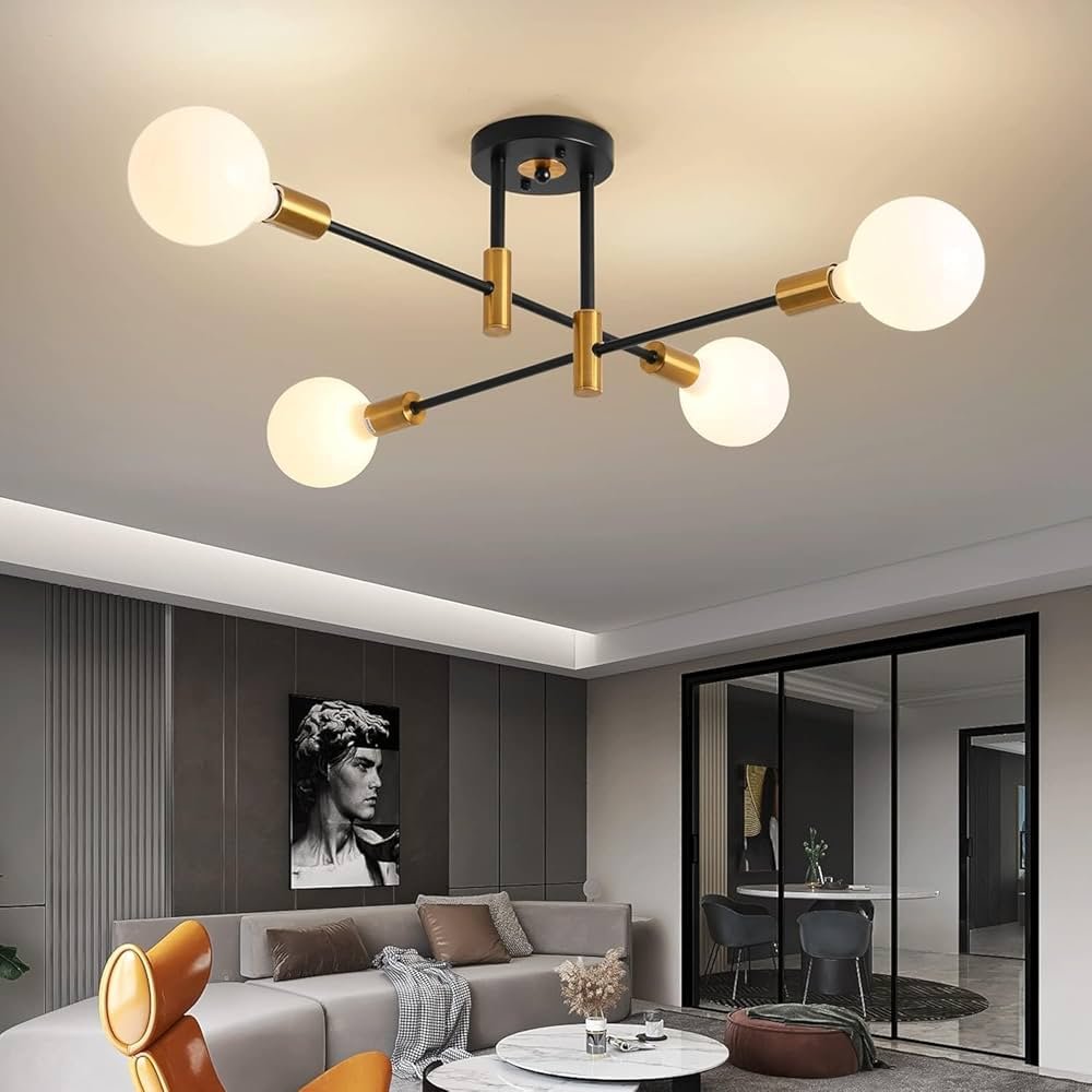 Modern Sputnik Chandelier