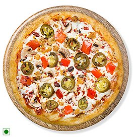 Veg Loaded Pizza (વેજ. લોડેડ પિઝા)