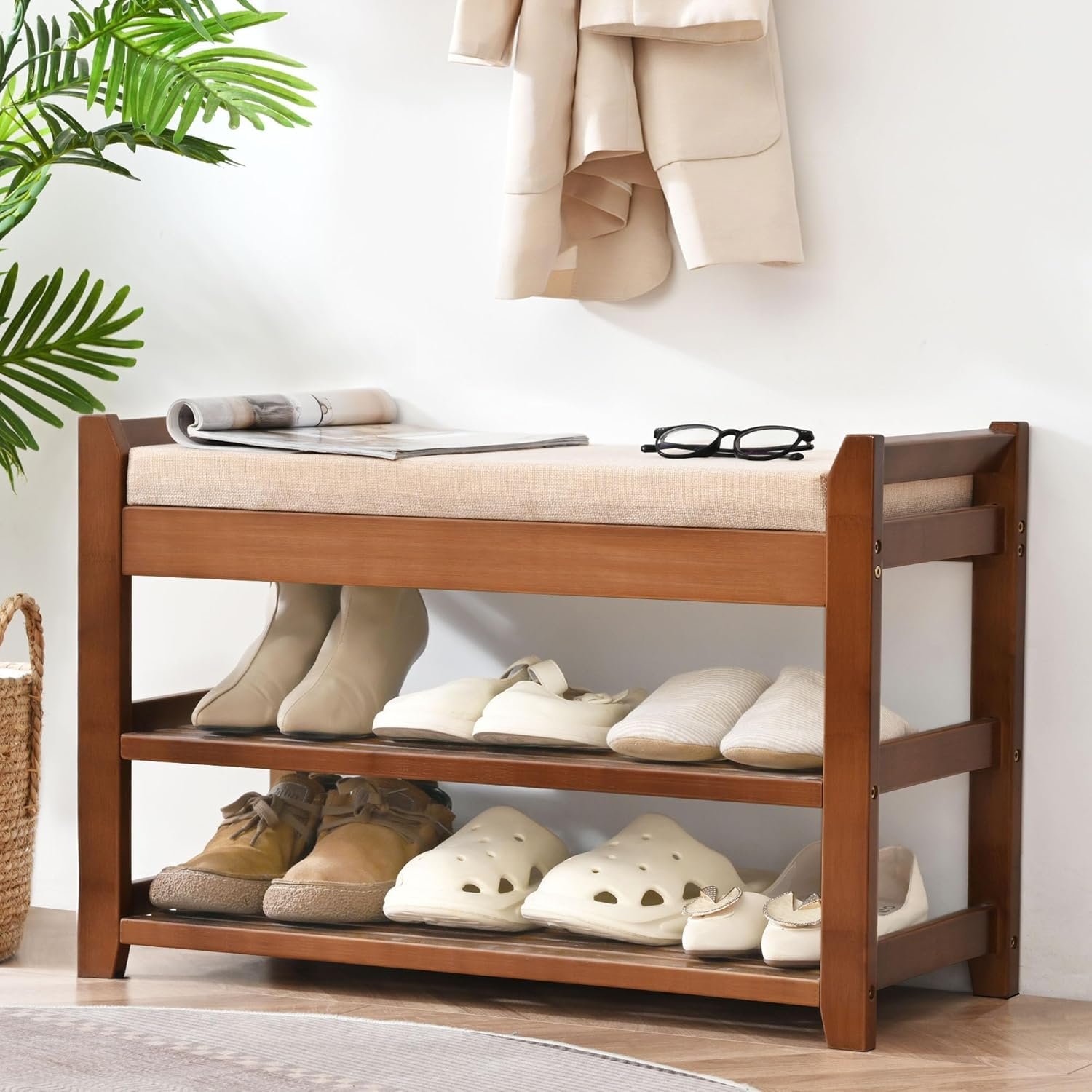 Shoe Rack with Bench