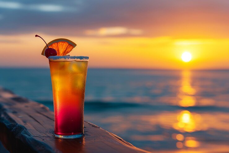 Sunset Mocktail