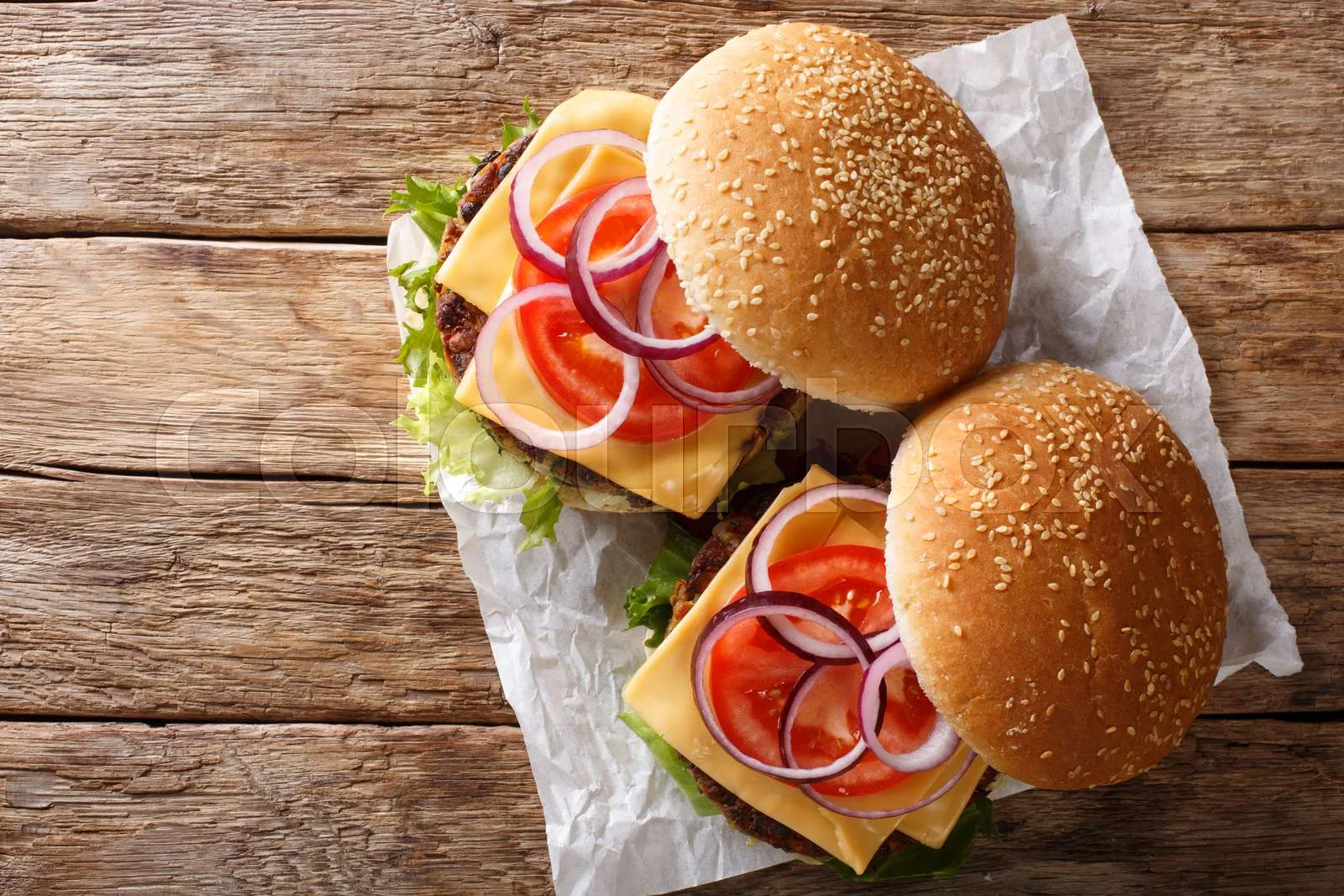 Veg. Cheese Burger
