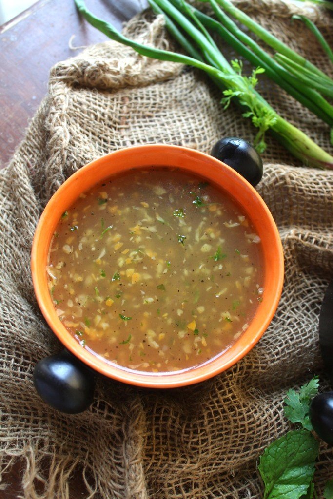 Veg. Clear Soup | વેજ કલીયર સૂપ