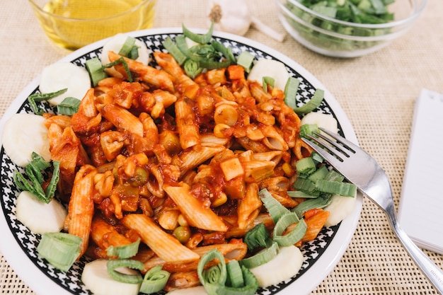 Indian Style Pasta