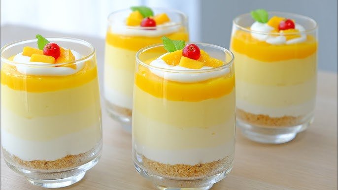 Mango Mousse Cup