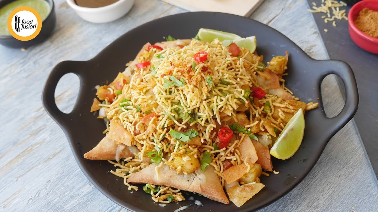 Cheese Bhel Samosa
