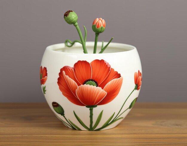 Hand-painted Ceramic Pots