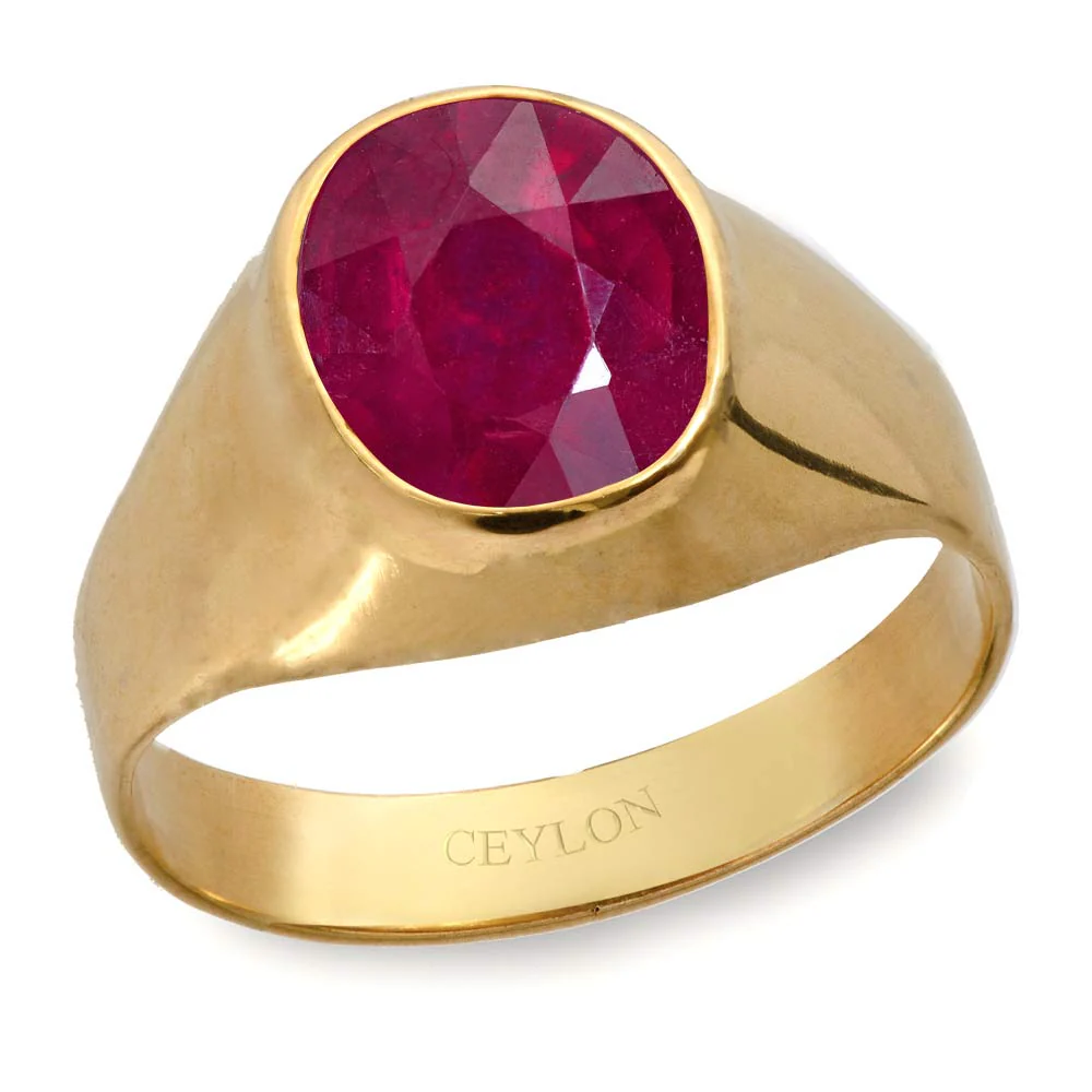 Ruby (Manik) Gold Ring