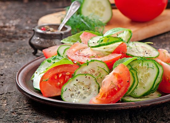 Tomato Cucumber Salad |  ટોમેટો કાકડી સલાડ
