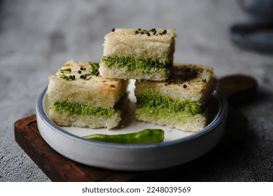 Sandwich Dhokla