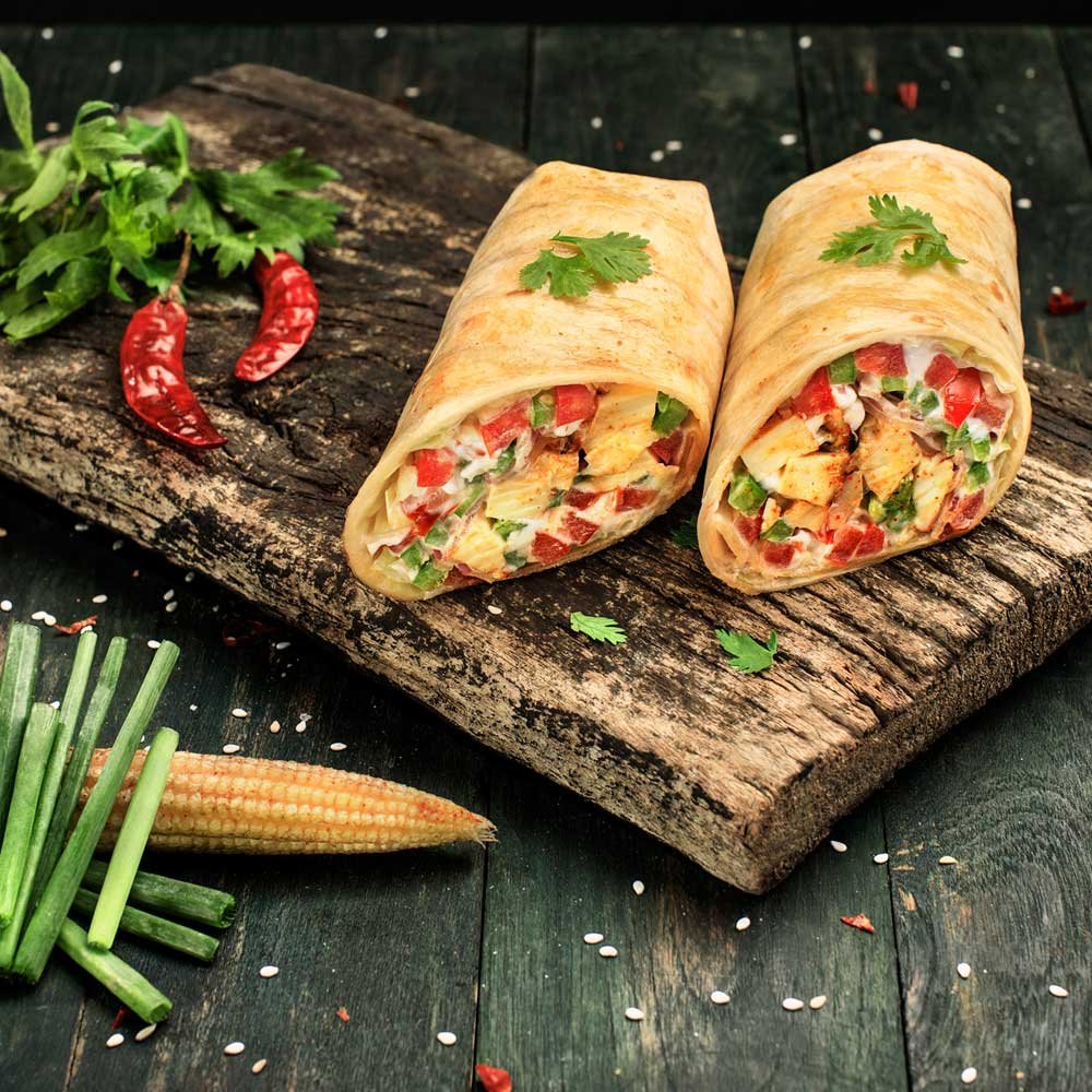 Paneer Tikka Roll