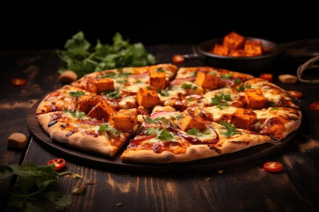 Paneer Tikka Pizza