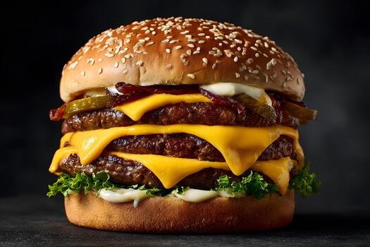 Jumbo Double Cheese Burger