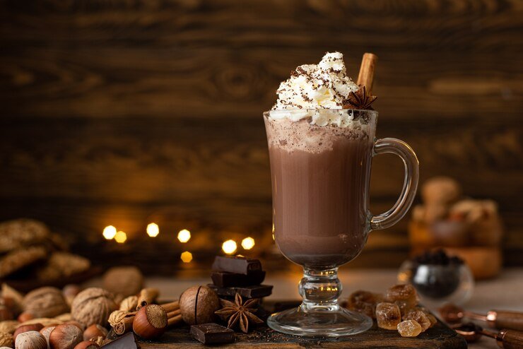Hot Cocoa Glass