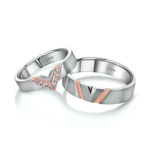 Matching Platinum Love Bands