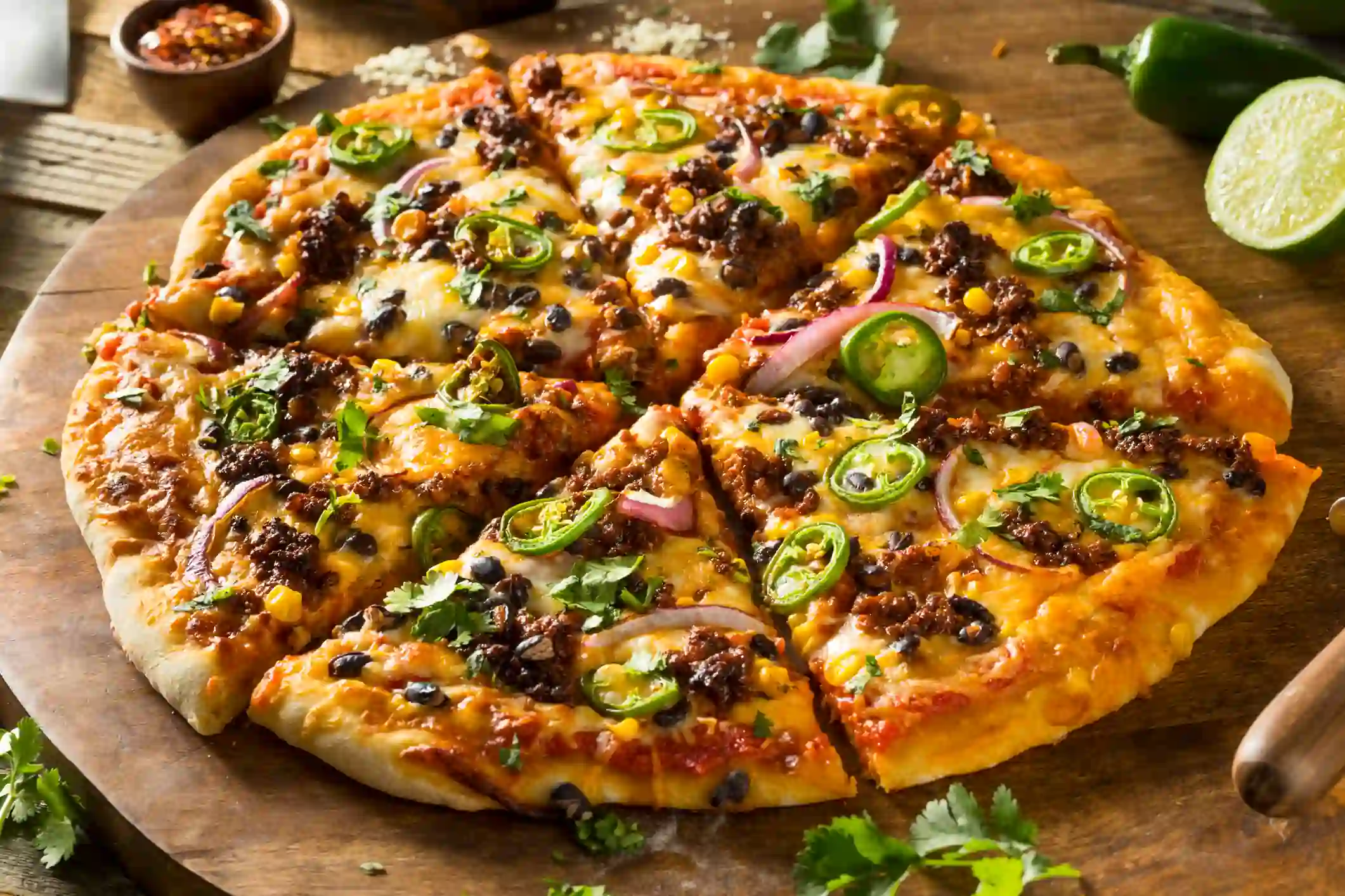 Mexican Sizling Pizza