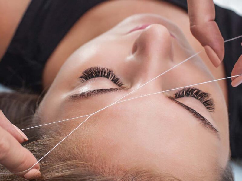 Forehead Threading