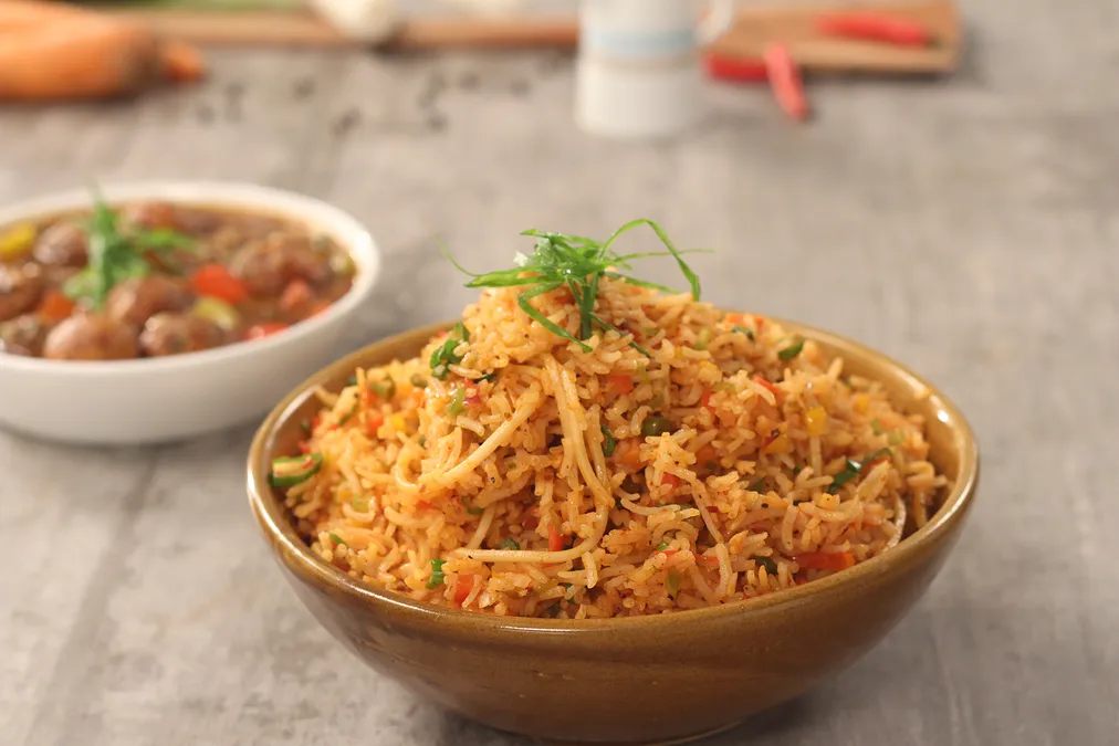 Veg Triple Fried Rice | વેજ ટ્રીપલ ફ્રાઈડ રાઈસ