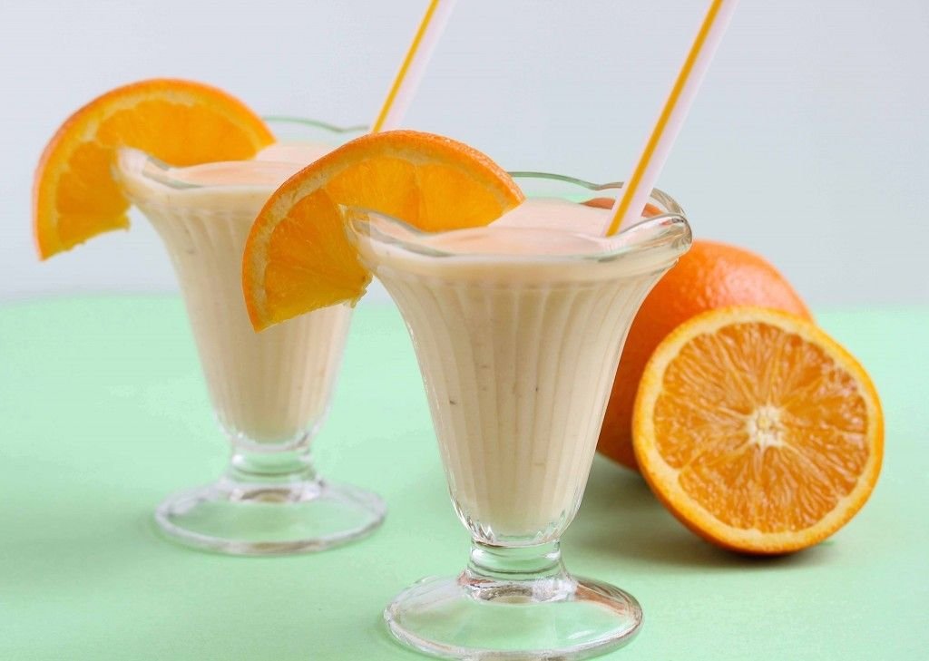 Orange Milkshake |  ઓરેંજ મિલ્ક શેક